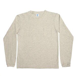 Velva Sheen Brand Long Sleeve Tee w/ Pocket